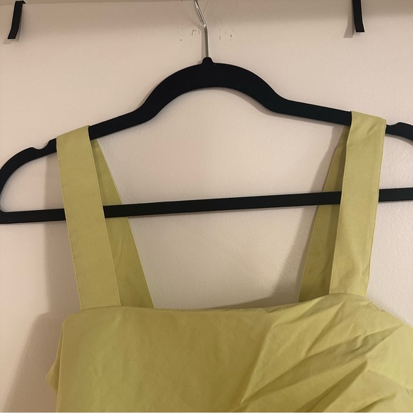 NWT Theory tie back top in key lime green - Picture 5 of 11